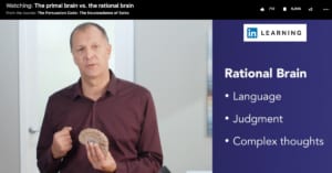 The Persuasion Code on Linked In Learning - Delivered by SalesBrain Co-founder Patrick Renvoise